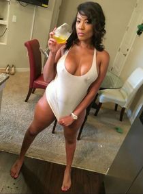 Busty ebony mom Alexis